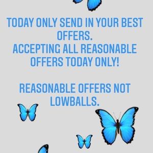 Accepting all offers!!!! Today only!!!!